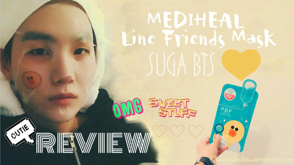 Review : MediHeal Line Friends Ampoule Mask – Kembaran 